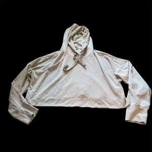 Pink tan As Revival cropped comfy sporty sweatshirt